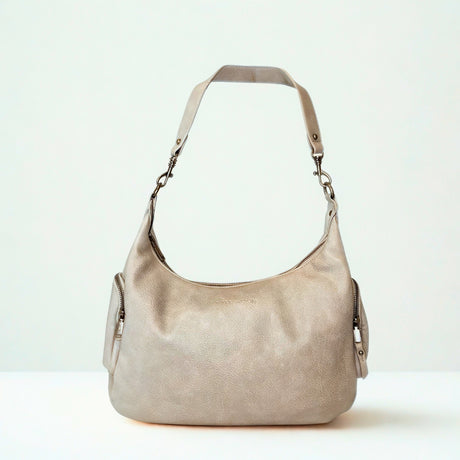 Wild Alice Grey Shoulder Bag With Side Pockets – product image 1