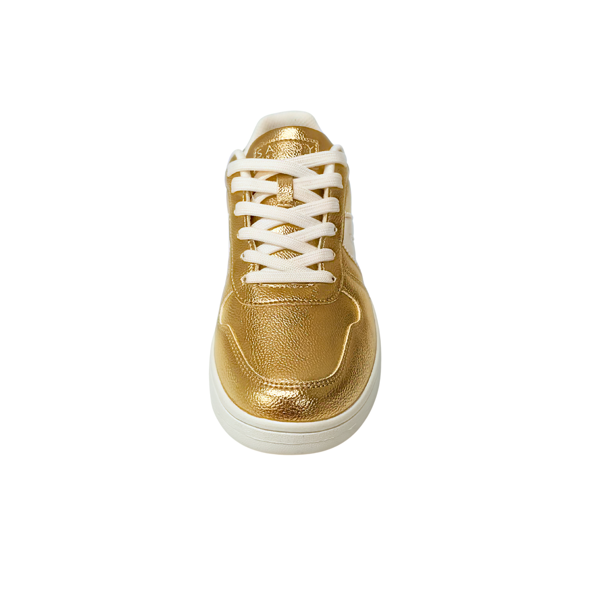 Savoy Lace Up Sneaker - Gold Metallic