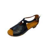 Gia Black Peep Toe Sandal – product image 1