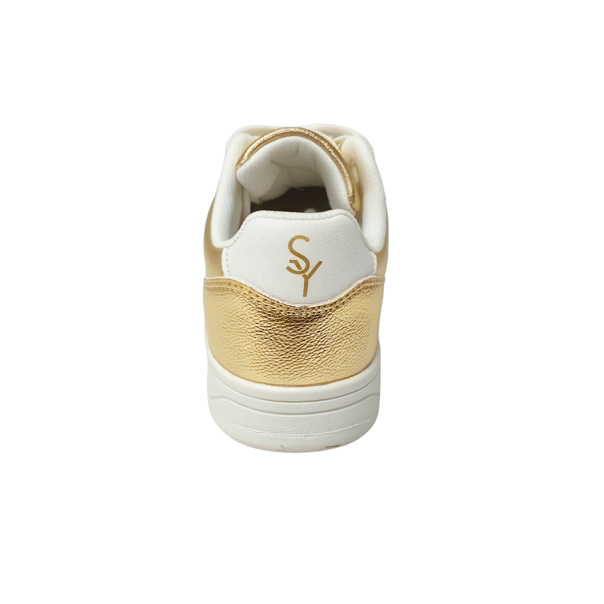Savoy Lace Up Sneaker - Gold Metallic