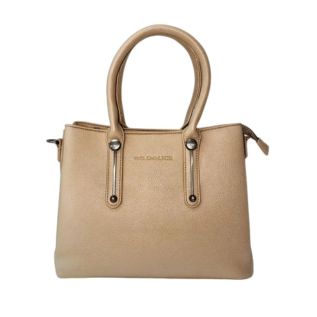 Wild Alice Light Brown Multi Compartment Bag – product image 1