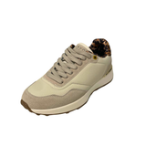 Savoy Lace Up Sneaker - Leopard/Nude
