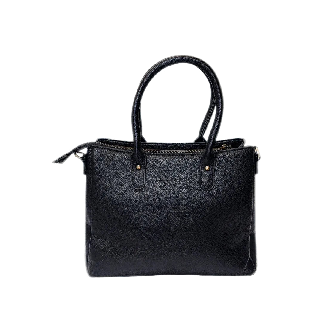 Wild Alice Black Multi Compartment Bag – side view