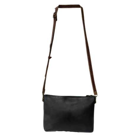 Gia Black Angela Sling Bag – side view