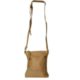 Gia Rustica Sand 2 Tone Postman Bag – side view