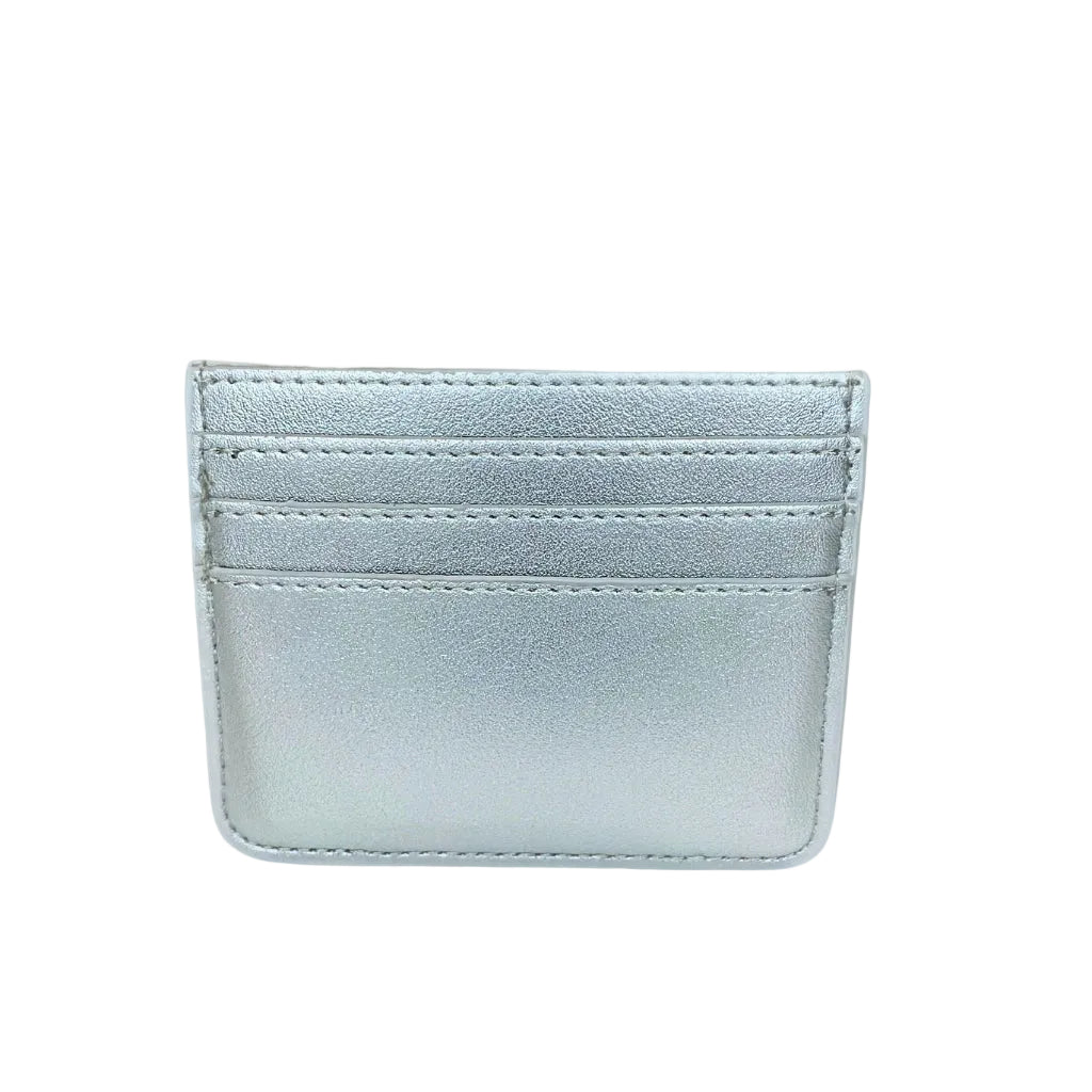 Wild Alice Silver Cardholder – side view