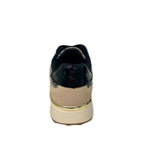 Savoy Lace Up Sneaker - Snake/Black