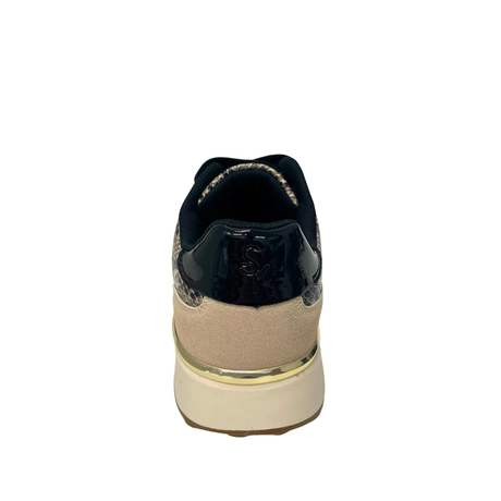Savoy Lace Up Sneaker - Snake/Black