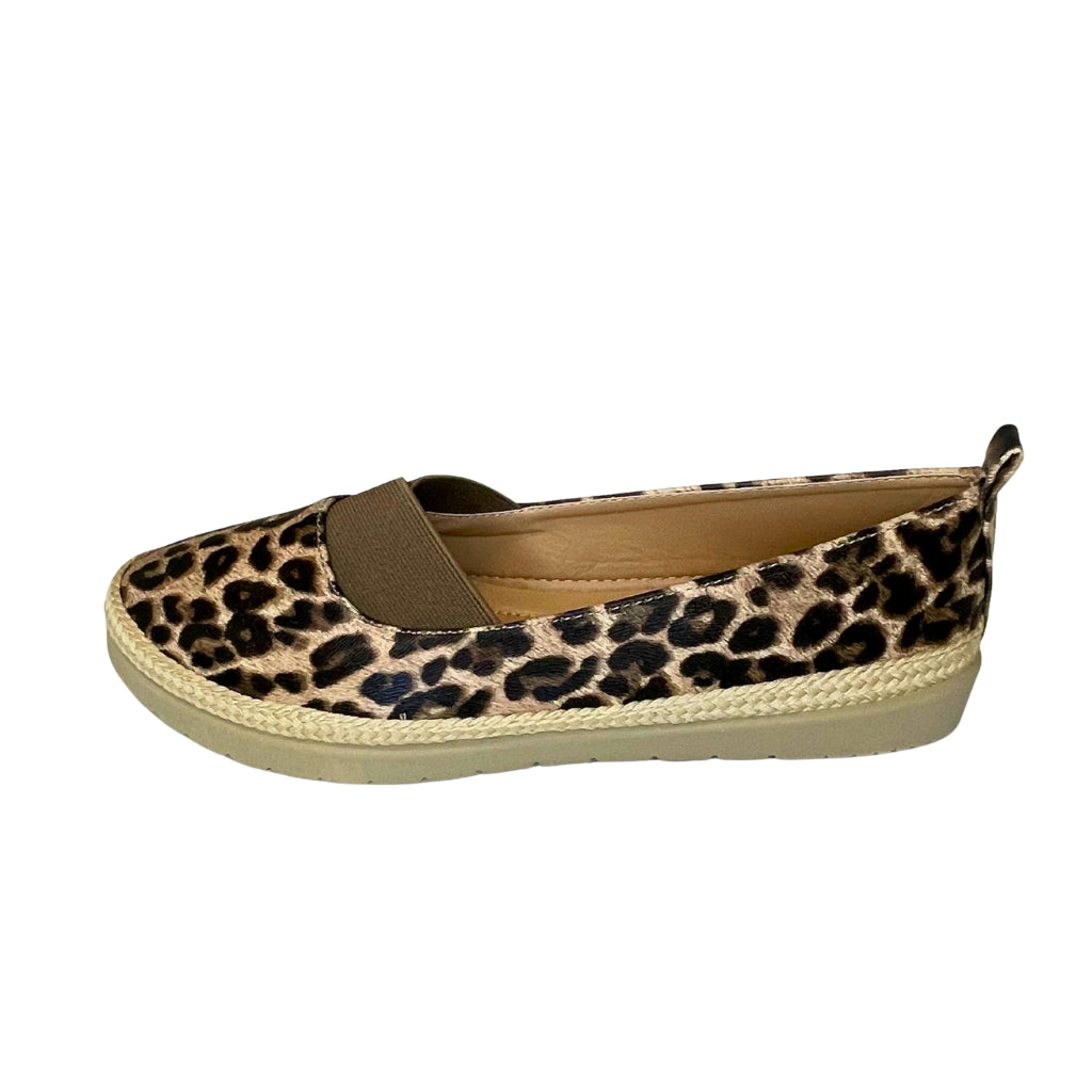 Footflex leopard CASUAL COMFORT slip on moccasin