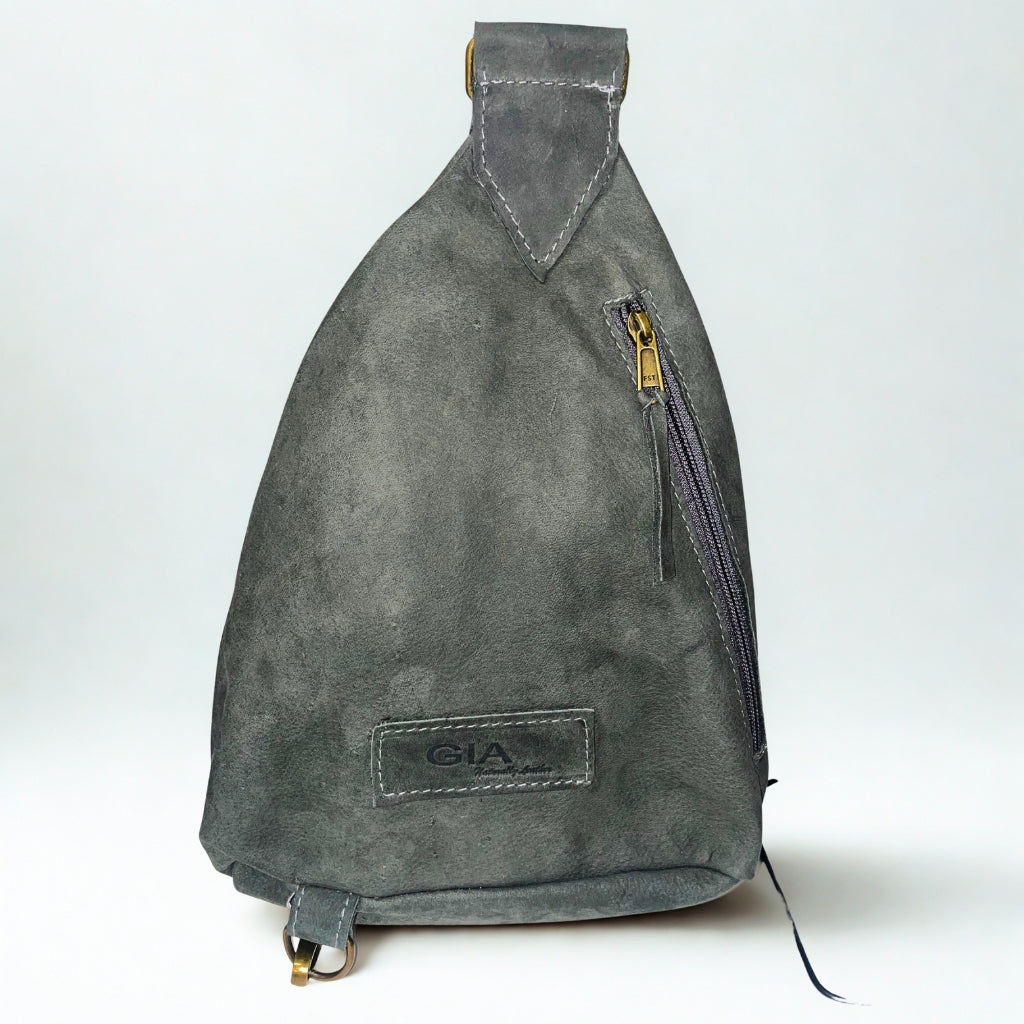 Gia storm grey TRIANGLE backpack
