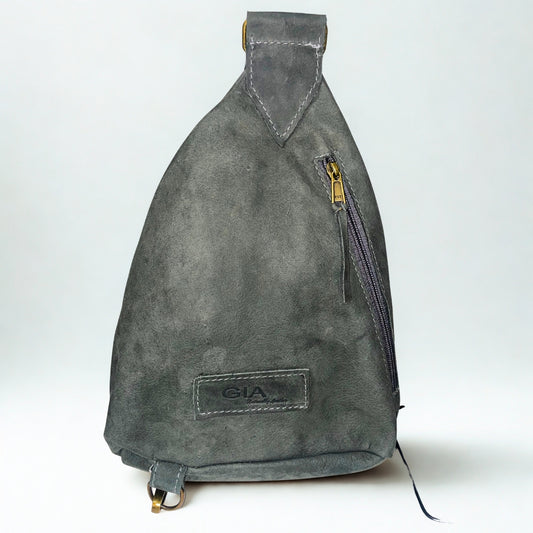 Gia storm grey TRIANGLE backpack