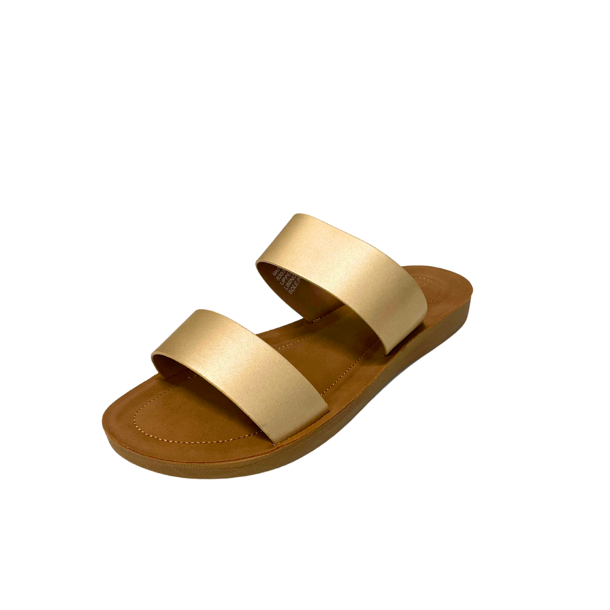 Double Strap Comfort Slip In - Gold