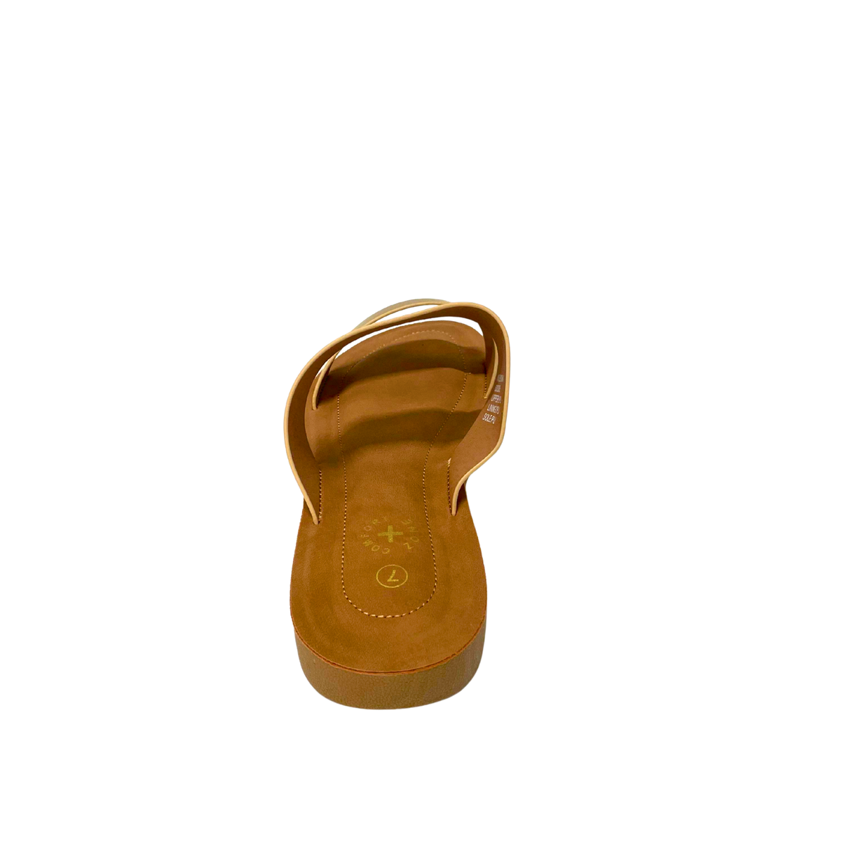 Double Strap Comfort Slip In - Gold