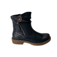 Savoy Mid-Ankle Boots with Stitched Panels - Black – product image 1