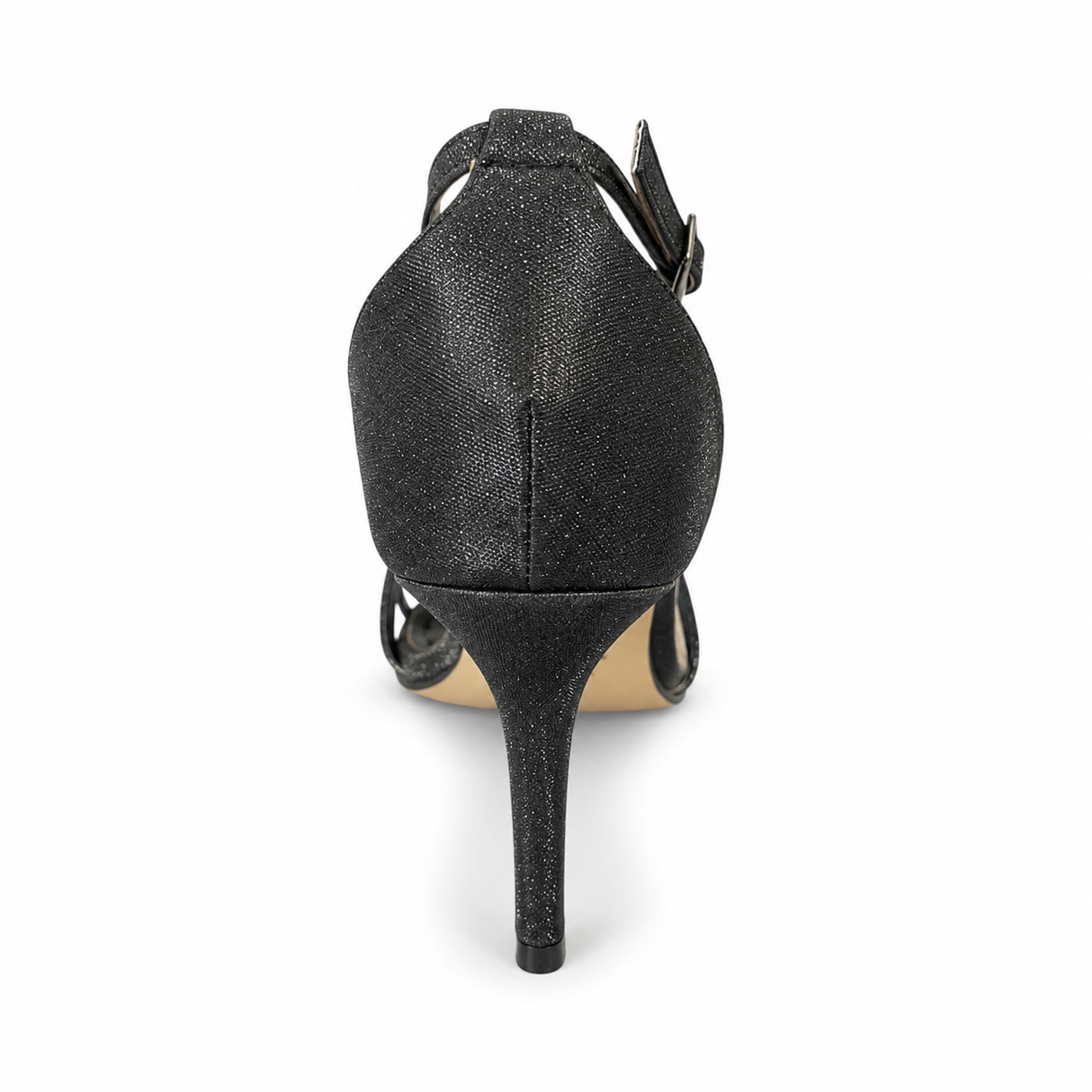 Wild Alice Diamante Glamour Heel - Black