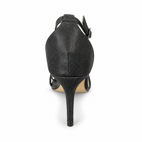 Wild Alice Diamante Glamour Heel - Black