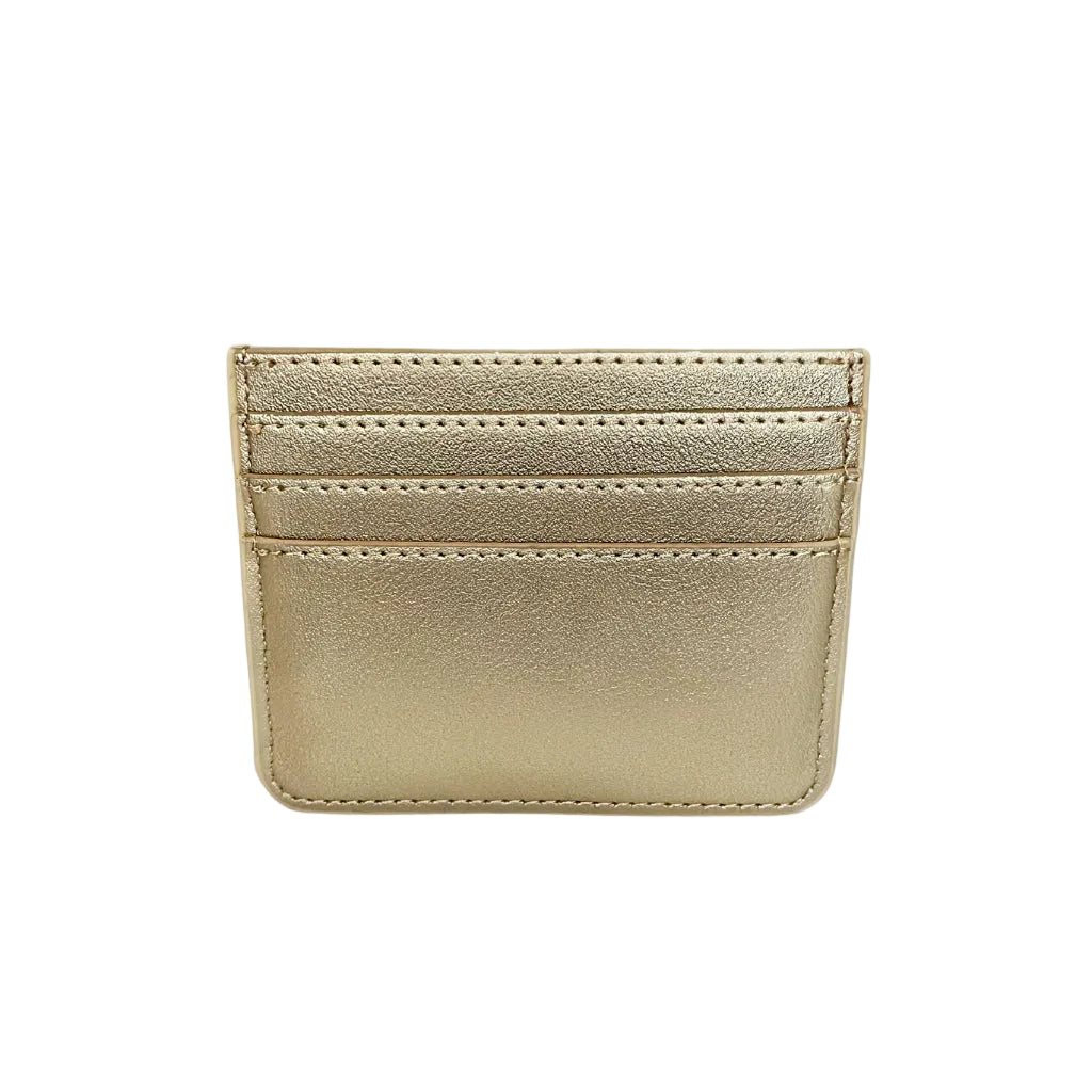 Wild Alice Gold Cardholder – side view
