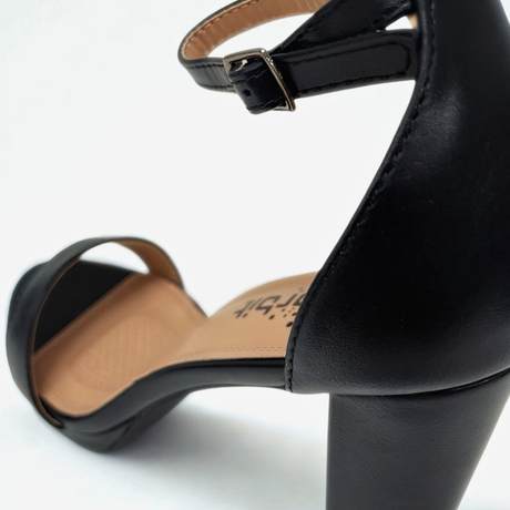 Orbit Platform Block Heel Sandals - Black – product image 5