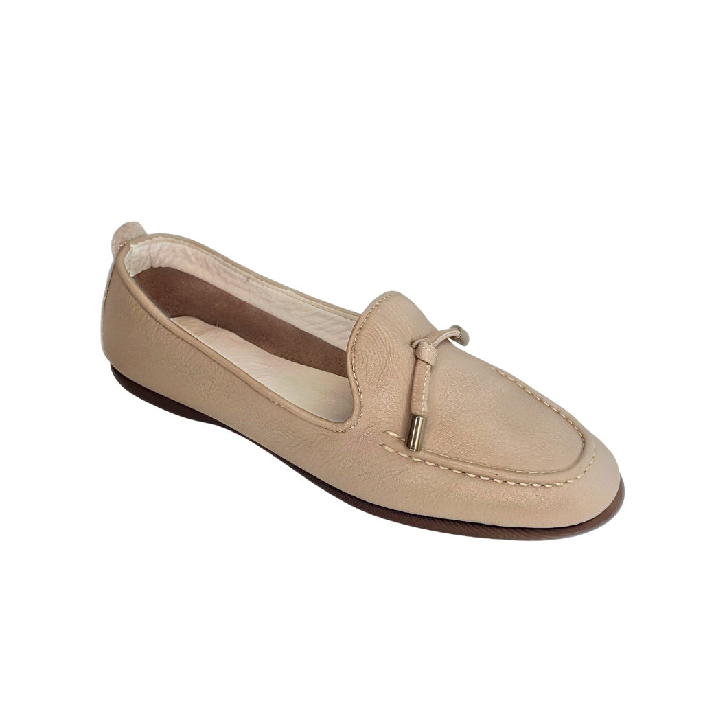 Gia Grey Leather Comfort Moccasin – product image 1