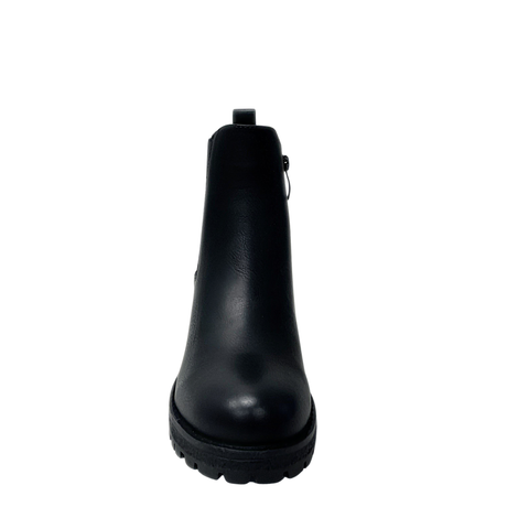 Savoy Chunky Block Heel Boot - Black