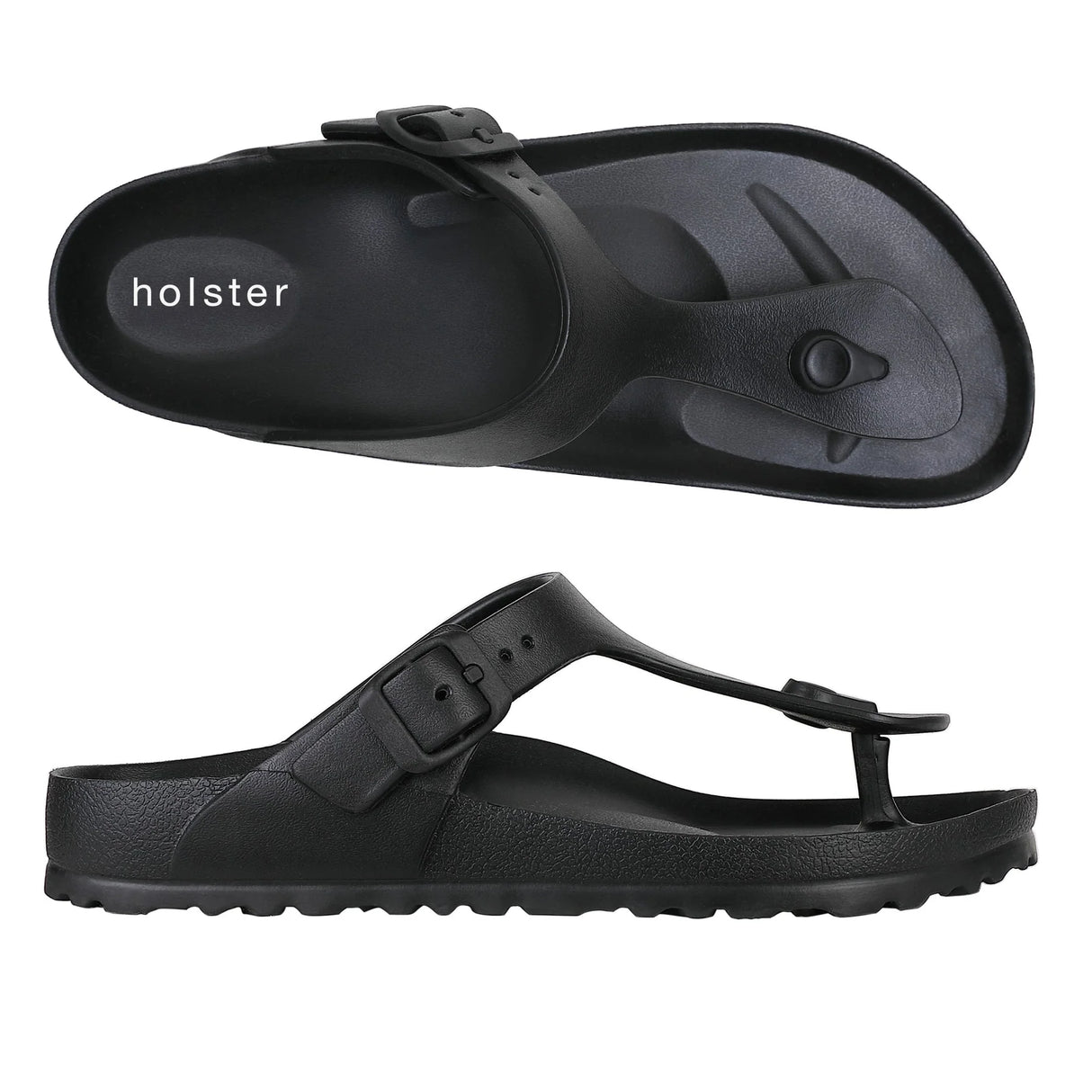 Holster Black Coastal Sandal – side view