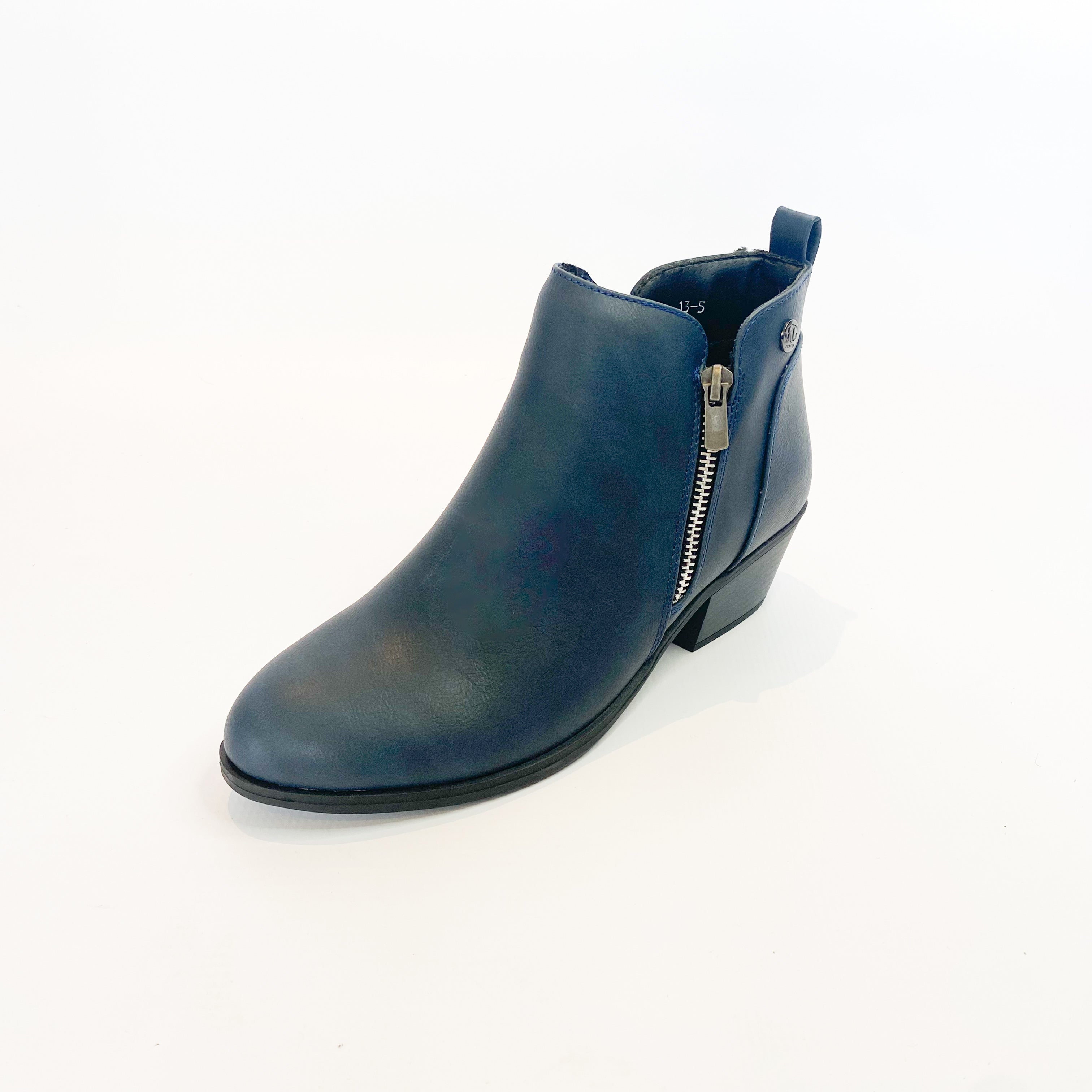 KG navy zide zip boot Queue Shoes