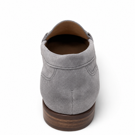 Gia Leather Horsebit Moccasin - Stone