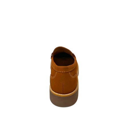 Gia Leather Horsebit Loafer - Tan