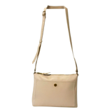 Gia Taupe Ted Cross Body Bag – side view