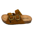 Queue Khaki Criss Cross Double Buckle Birkie – side view