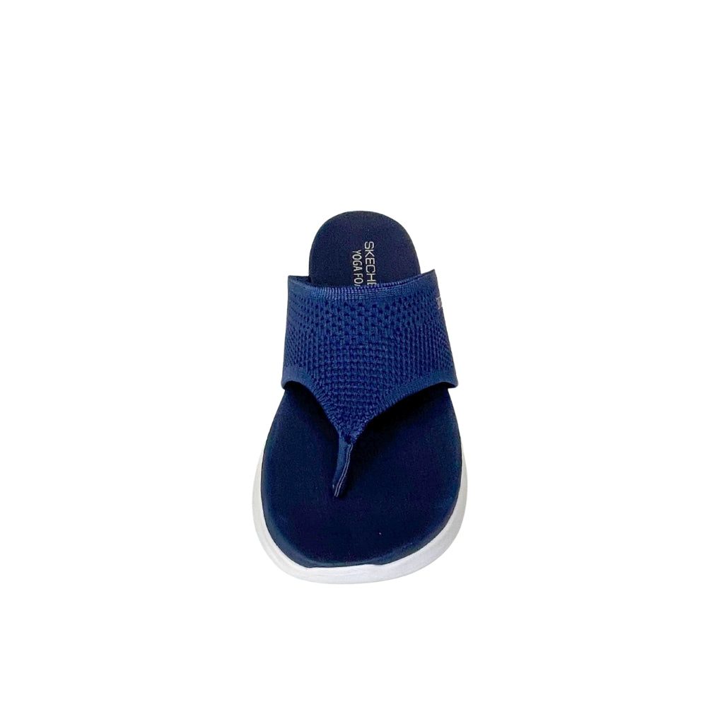 Skechers Navy Ultra Flex 3.0 Sandal – front view