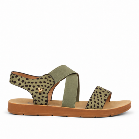 Butterfly Feet Zina 27 Olive sandal, aligned featured image