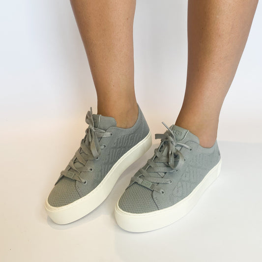 UGG grey dinale graphic knit sneaker
