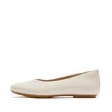 Fitflop Delicato High-Cut Metallic Soft-Leather Ballet Flats - Paris Beige