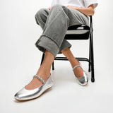 Fitflop Silver Delicato Crystal Soft-leather Mary Janes – product image 5