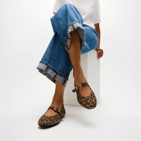 Fitflop DELICATO Suede Mary Janes - Leopard