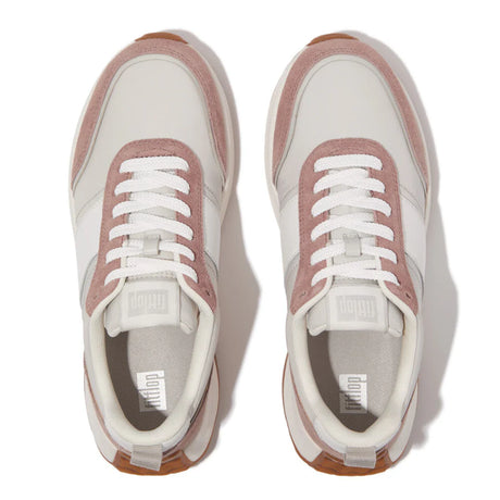 Fitflop F-mode Flow Fabric Flatform Sneaker - Pink