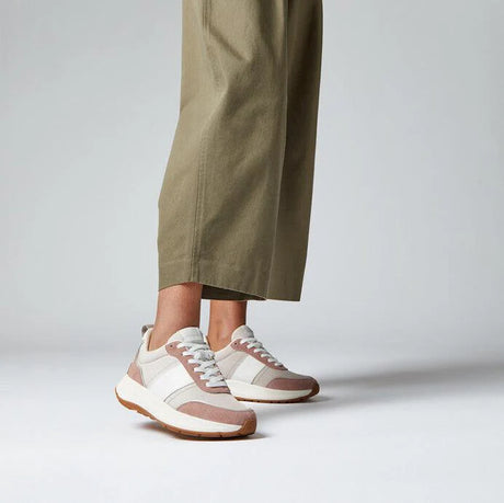 Fitflop F-mode Flow Fabric Flatform Sneaker - Pink