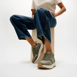 Fitflop F-MODE Flow Mesh Metallic - Grey Sage