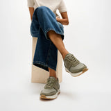 Fitflop F-MODE Flow Mesh Metallic - Grey Sage