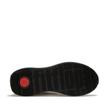 Fitflop F-MODE Flow Snake Glitter Trainers -  Silver/Urban White