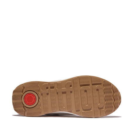 Fitflop Flow Suede/mesh Flatform Trainers - White