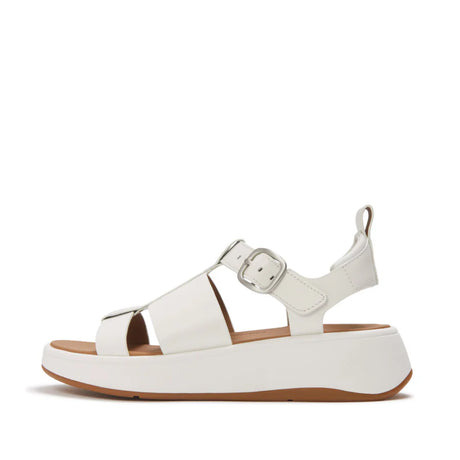 Fitflop Urban White F-mode Leather Fisherman Sandals – product image 1