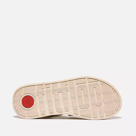 Fitflop F-MODE Leather Flatform Fisherman Sandals - Platino