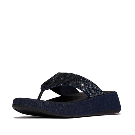 Fitflop Denim F-mode Toe Post – front view