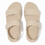 Fitflop Lulu Adjustable Leather Back-Strap Sandal - Hazy Taupe