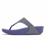 Fitflop Lulu Shimmerglitz Toe-Post Sandal - Nightfall Blue