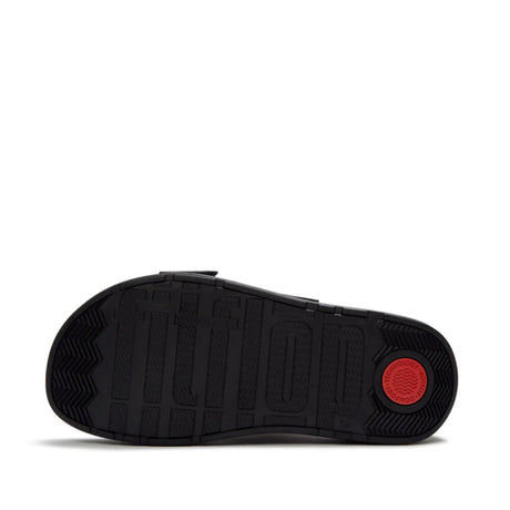 Fitflop GEN-FF Max Buckle Stripe-Webbing Two-Bar Slides - Black/Mix