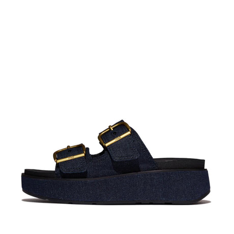 Fitflop Denim Gen-ff Max Buckle Two Bar Slides – product image 1