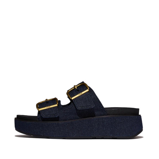 Fitflop denim GEN-FF max buckle two bar slides